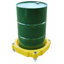 Polyethylene trolley for 1 drum without handle 725 x 725 x 255 mm