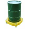 Polyethylene trolley for 1 drum without handle 725 x 725 x 255 mm
