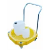 Polyethylene cart for 1 drum with handle 725 x 725 x 990 mm