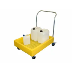 Cart for transporting small polyethylene containers with handle 1000 x 700 x 1000 mm