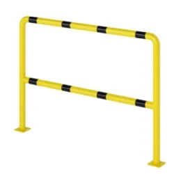 Yellow-black technical barrier