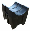 Podstawka do dozowania pod 1 beczkę 205 l lub 2 mniejsze 875 x 765 x 730 mm, żółta