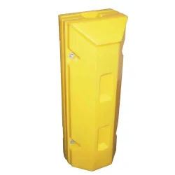 Polyethylene post cover 360 x 350 x 945 mm