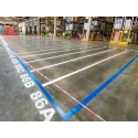 Line painting along with layout marking and materials