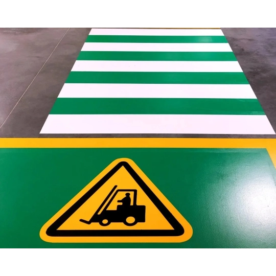 Malowanie stref ostrzegawczychk - kod uniwersalny złożony