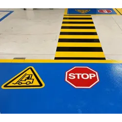 Painting of pedestrian crossings
