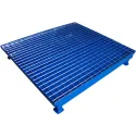 Drip tray with painted steel grating 1150 x 1300 x 200 mm