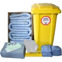 Mobile oil-only absorbent kit 360 liters without PPE