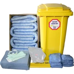 Mobile oil-only sorbent kit 360 liters without PPE