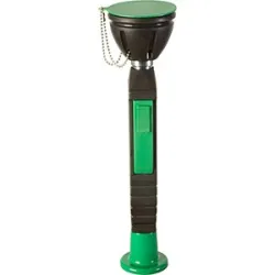Single countertop-mounted eyewash station