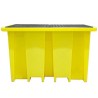 Wanna wychwytowa z kratownicą pod 1 IBC, wysokoprofilowa 1730 x 1340 x 1040 mm