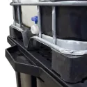 Containment tray with grating for 1 IBC 1330 x 1230 x 1085 mm