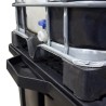 Wanna wychwytowa z kratownicą pod 1 IBC, wysokoprofilowa 1330 x 1230 x 1085 mm