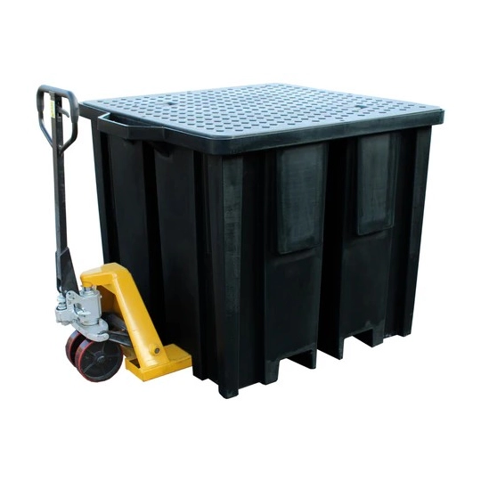 Containment tray with grating for 1 IBC 1330 x 1230 x 1085 mm
