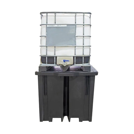 Containment tray with grating for 1 IBC 1330 x 1230 x 1085 mm