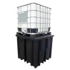 Wanna wychwytowa z kratownicą pod 1 IBC, wysokoprofilowa 1330 x 1230 x 1085 mm