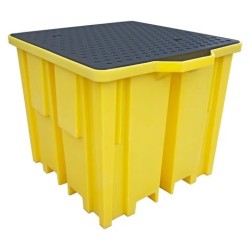 Wanna wychwytowa z kratownicą pod 1 IBC, wysokoprofilowa 1330 x 1230 x 1085 mm