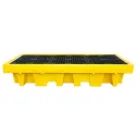 Wanna wychwytowa z kratownicą pod 2 IBC 2550 x 1350 x 565 mm, żółta