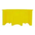 Drip tray without grating for 1 IBC 1765 x 1455 x 710 mm, yellow