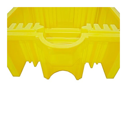 Drip tray without grating for 1 IBC 1765 x 1455 x 710 mm, yellow