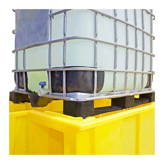 Wanna wychwytowa bez kratownicy pod 1 IBC 2065 x 1445 x 705 mm, żółta