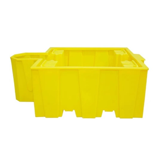 Wanna wychwytowa bez kratownicy pod 1 IBC 2065 x 1445 x 705 mm, żółta