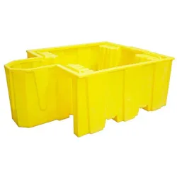 Spill containment tray without grating for 1 IBC 2065 x 1445 x 705 mm