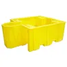 Spill containment tray without grating for 1 IBC 2065 x 1445 x 705 mm