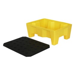 Wanna wychwytowa z kratownicą pod małe pojemniki 70 l, 804 x 608 x 315 mm