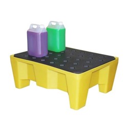 Wanna wychwytowa z kratownicą pod małe pojemniki 70 l, 804 x 608 x 315 mm