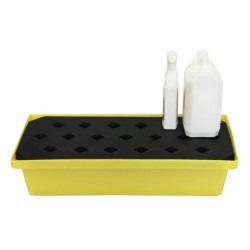 Wanna wychwytowa z kratownicą pod małe pojemniki 31 l, 805 x 405 x 170 mm