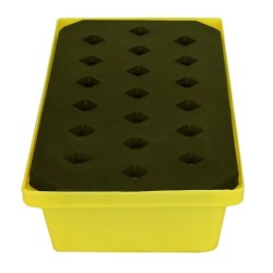 Wanna wychwytowa z kratownicą pod małe pojemniki 31 l, 805 x 405 x 170 mm