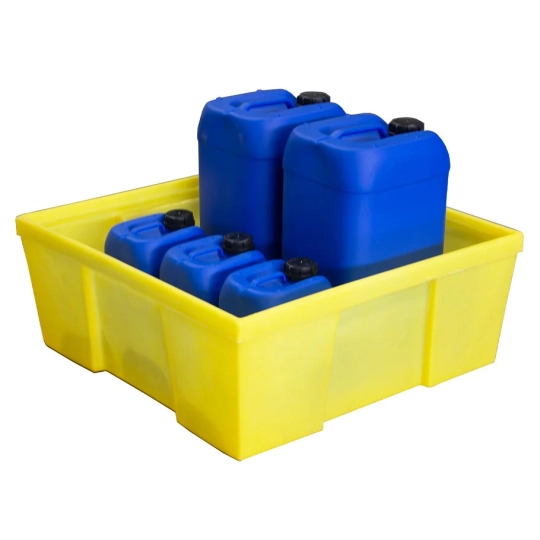 Drip tray without grating for small containers