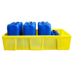Wanna wychwytowa bez kratownicy pod małe pojemniki 230 l, 1290 x 730 x 295 mm