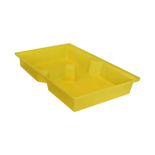 Wanna wychwytowa bez kratownicy 1195 x 795 x 185 mm, żółta