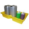 Wanna wychwytowa bez kratownicy pod małe pojemniki 63 l, 1000 x 605 x 200 mm