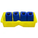 Drip tray without a grating for small containers