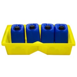 Wanna wychwytowa bez kratownicy pod małe pojemniki 43 l, 800 x 605 x 170 mm