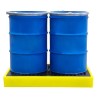 Wanna wychwytowa pod 2 beczki, niskoprofilowa z kratownicą 130 l, 1260 x 860 x 150 mm