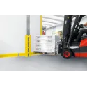 Flexible bumper for protecting HUG TOWER MINI columns