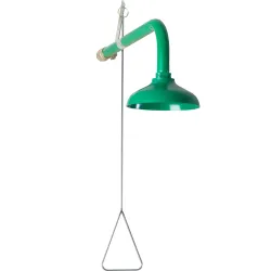 Emergency ceiling shower - horizontal supply
