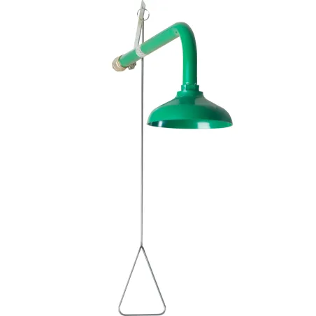 Emergency ceiling shower - horizontal supply
