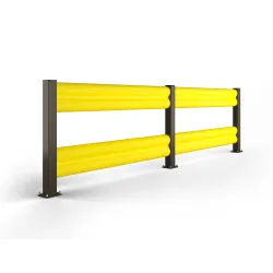 Flexible barrier for protecting shelving double BFLEX COM/2