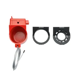 Valve lockout without handle with cable