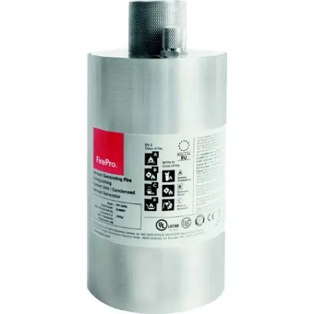 Automatic fire extinguisher for cabinets for lithium-ion batteries