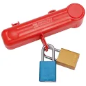 Pull handle lock for butterfly valve