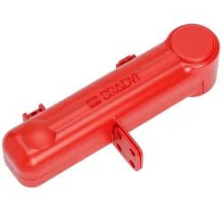 Locking of the pulled butterfly valve handle