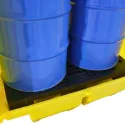 Stanowisko robocze z drzwiami suwnymi pod 2 beczki, 230 l