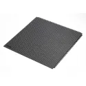 Modular, ergonomic, anti-slip mat D62, 91 x 91 cm, black