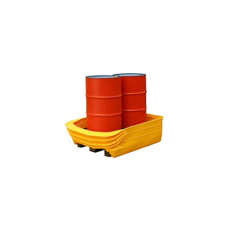 Wanna wychwytowa bez kratownicy pod 2 beczki 1500 x 1100 x 440 mm, 250 l